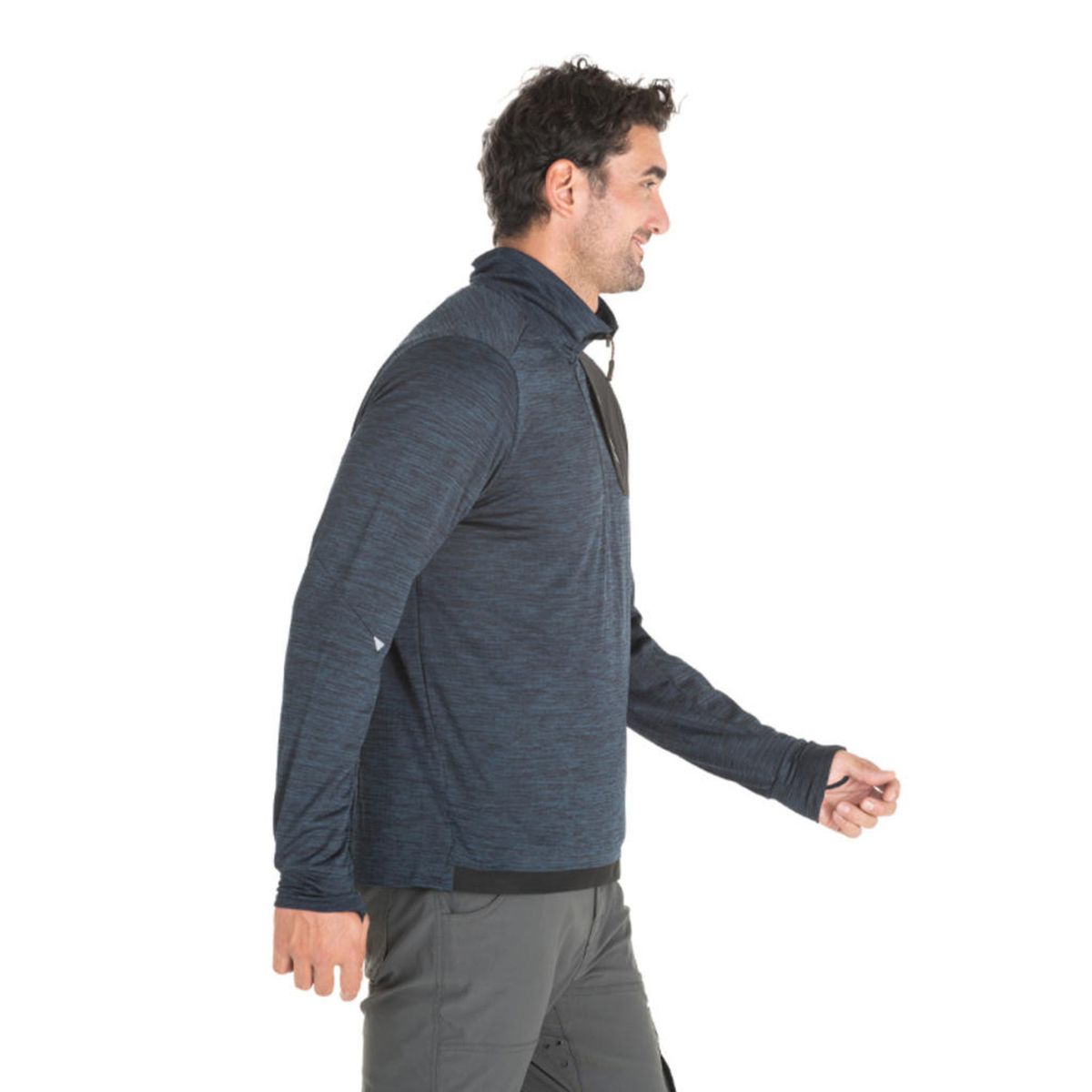 PANAMA JACK - Polerón Hombre Deportivo Azul Panama Jack