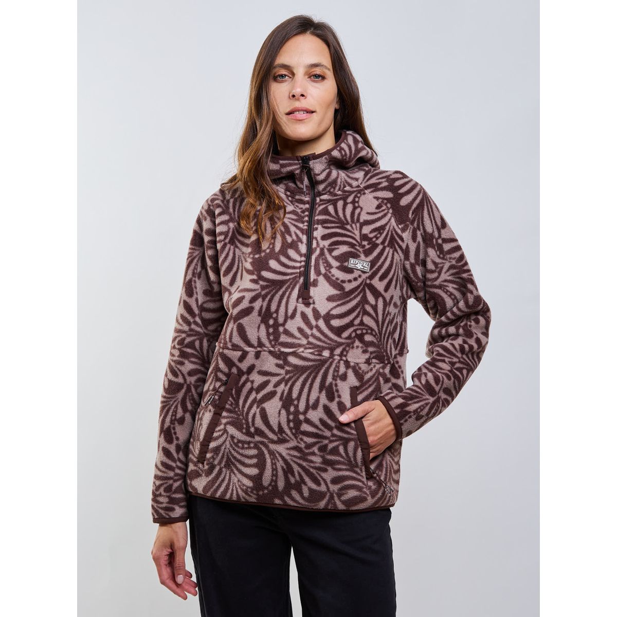 RIP CURL - Poleron Polar Zenith Multicolor Mujer Rip Curl