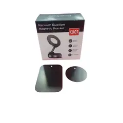 GENERICO - Soporte Magnético Celular iPhone Imán Gratis 3 Placas Metal