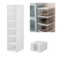 GENERICO - Caja Organizador De Zapatos 6 Niveles