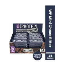 WILD FOODS - Barra de proteina Wild Protein - Mini Chocolate Bitter 24 unidades