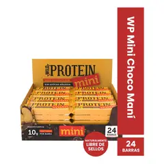 WILD FOODS - Barra de proteina Wild Protein - Mini Chocolate Mani 24 unidades