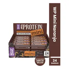WILD FOODS - Barra de proteina Wild Protein - Mini Chocolate Naranja 24 unidades