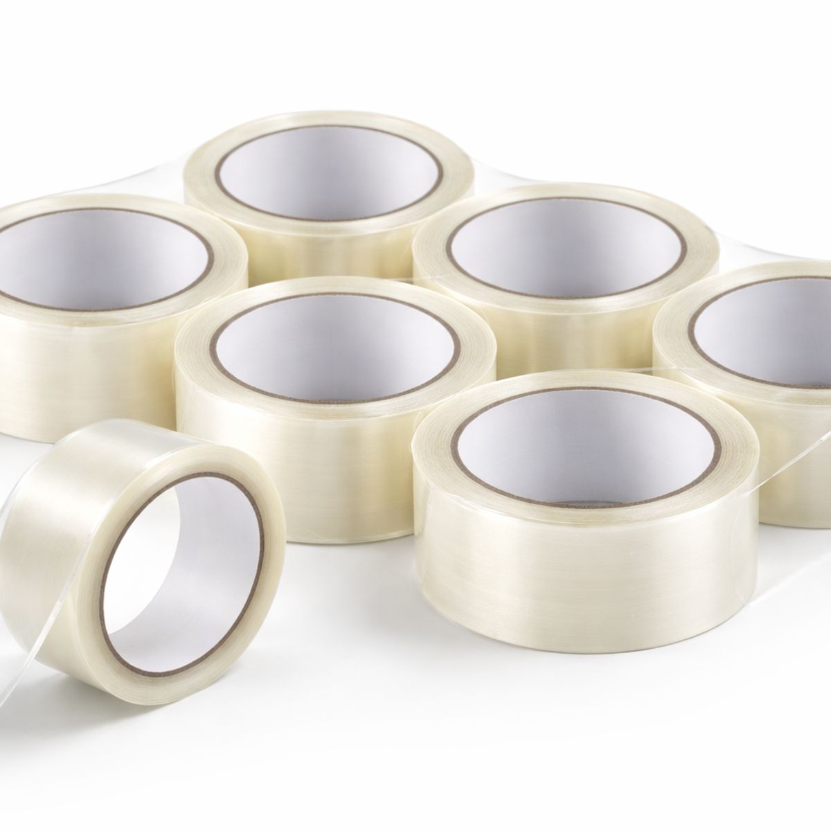 GENERICO - Pack 6 Cintas Adhesiva Embalaje Transparente 100mts