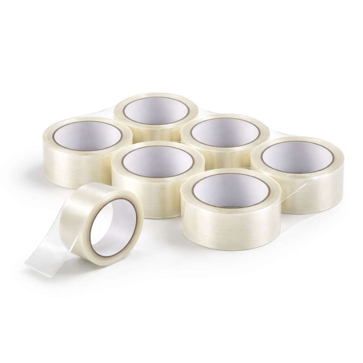 GENERICO - Pack 6 Cintas Adhesiva Embalaje Transparente 100mts