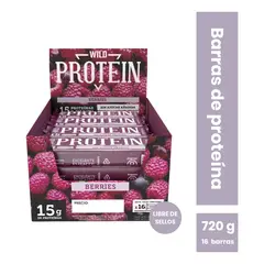 WILD FOODS - Barras De Proteina Wild Protein - 16 Unidades