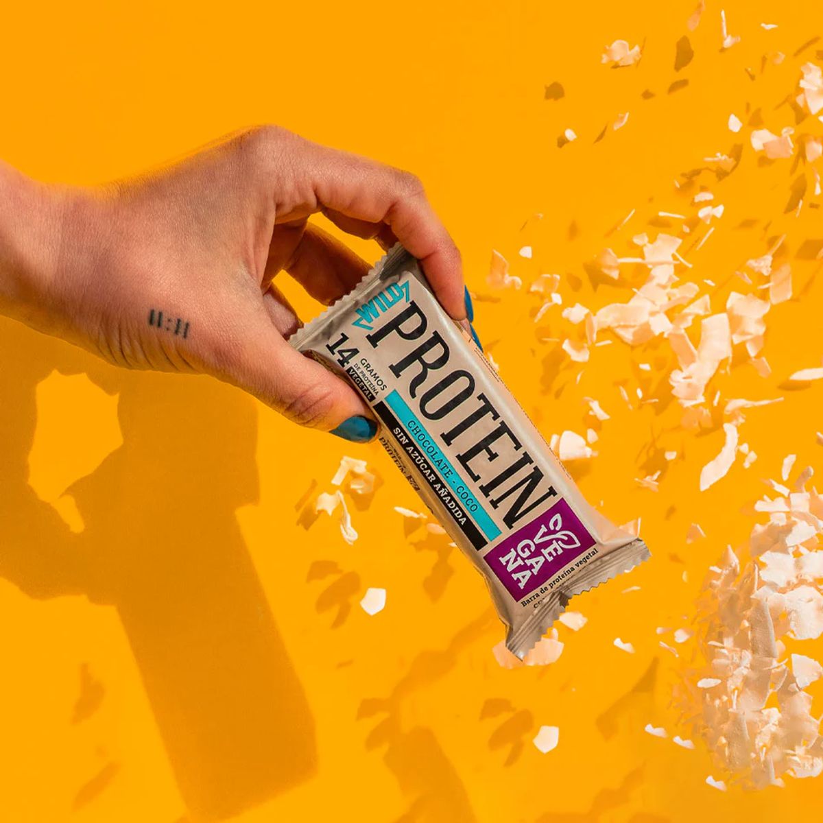 WILD FOODS - Barras de proteina Wild Protein - Chocolate Coco 16 unidades