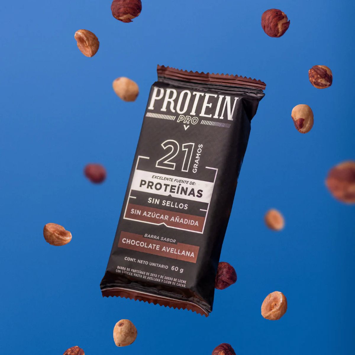 WILD FOODS - Barras de proteina Wild Protein Pro - Chocolate Avellana 4 unidades