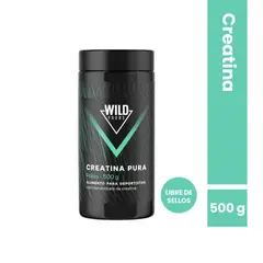 WILD FOODS - Creatina Monohidratada - 500 gr 100 servicios