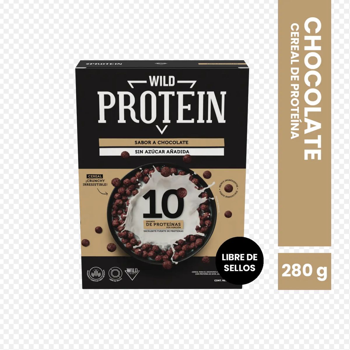 WILD FOODS - Cereal de proteina Wild Protein - Chocolate 280 gr