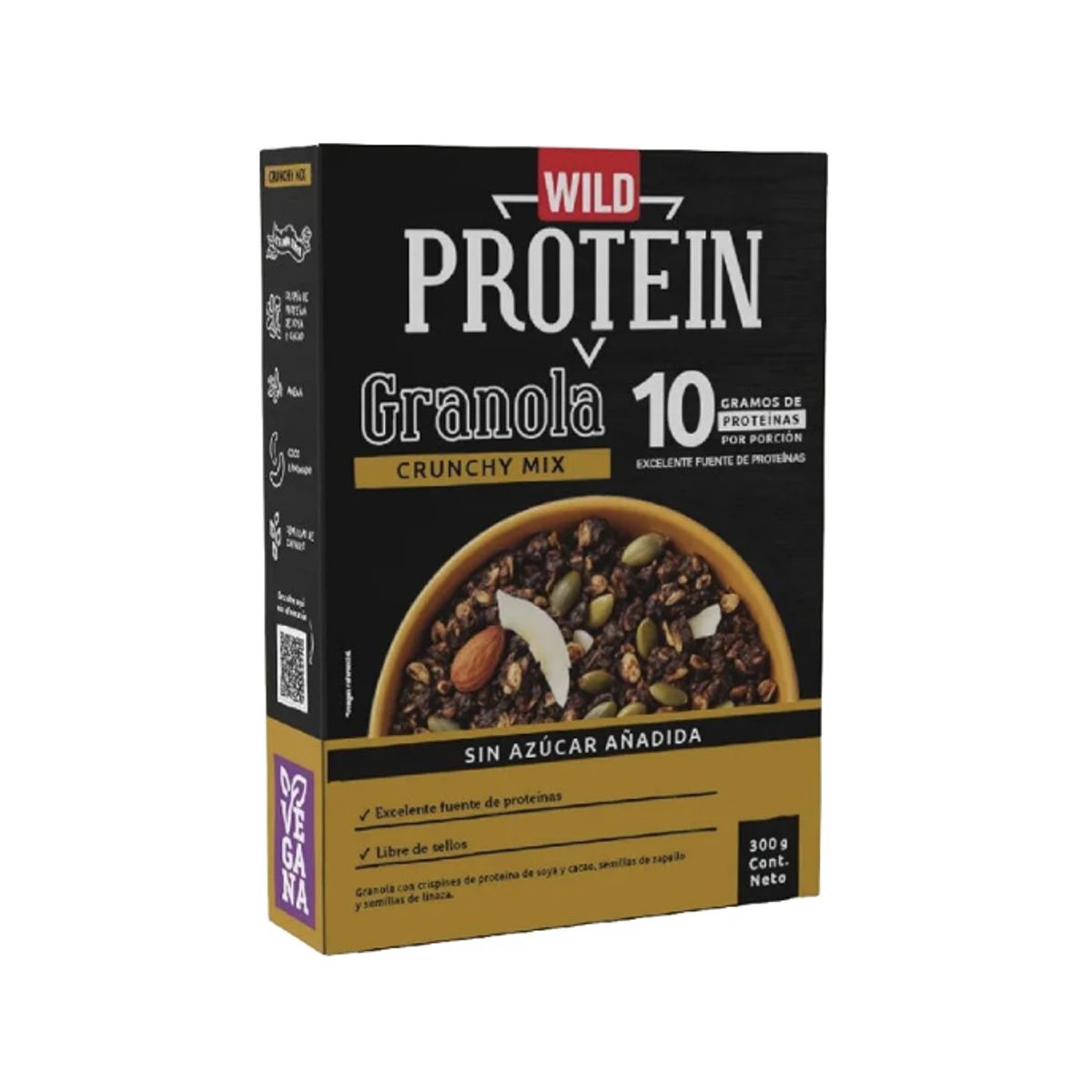 WILD FOODS - Granola Wild Protein - Crunchy Mix 300 gr