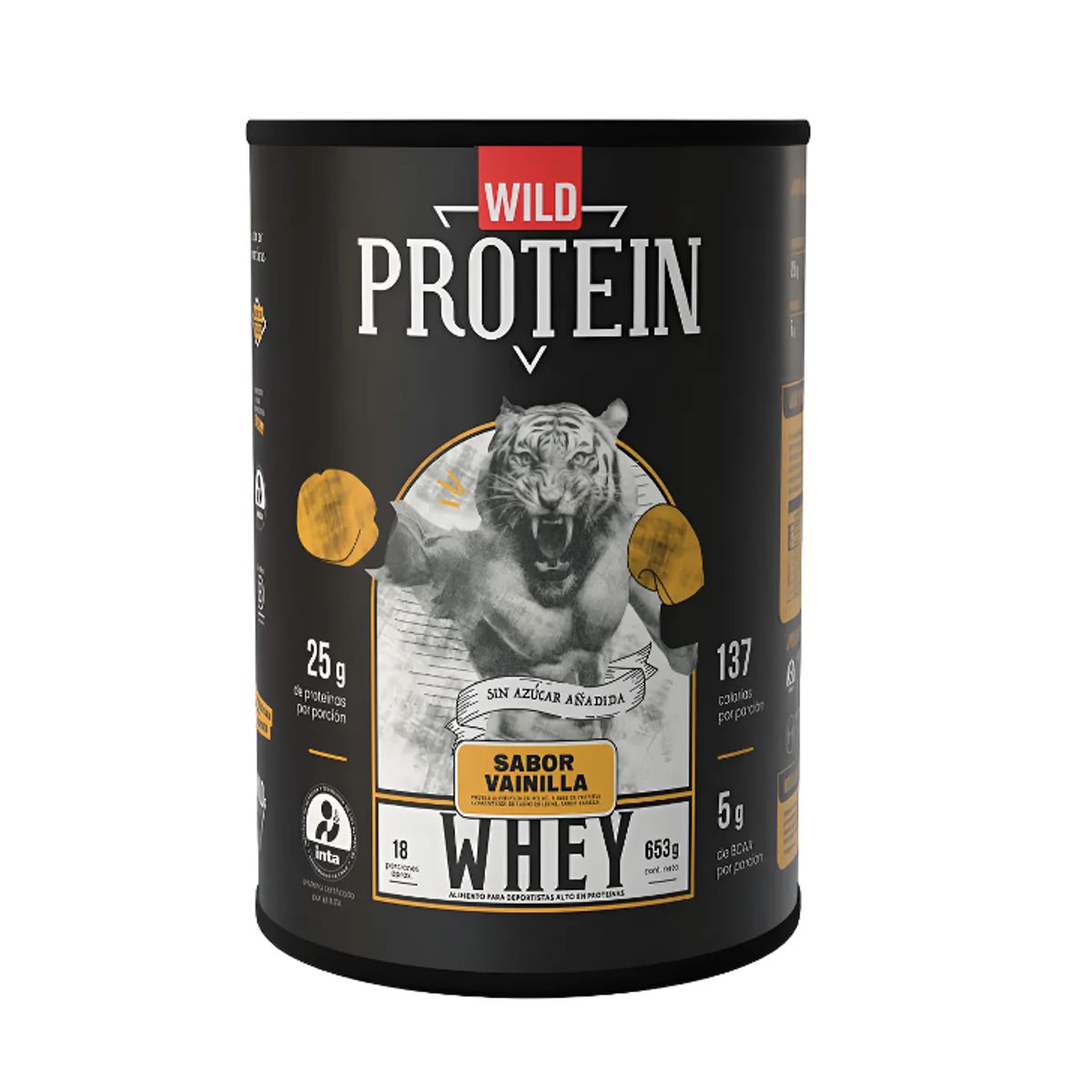 WILD FOODS - Proteina en polvo Whey Wild Protein - Vainilla 653 gr 18 servicios