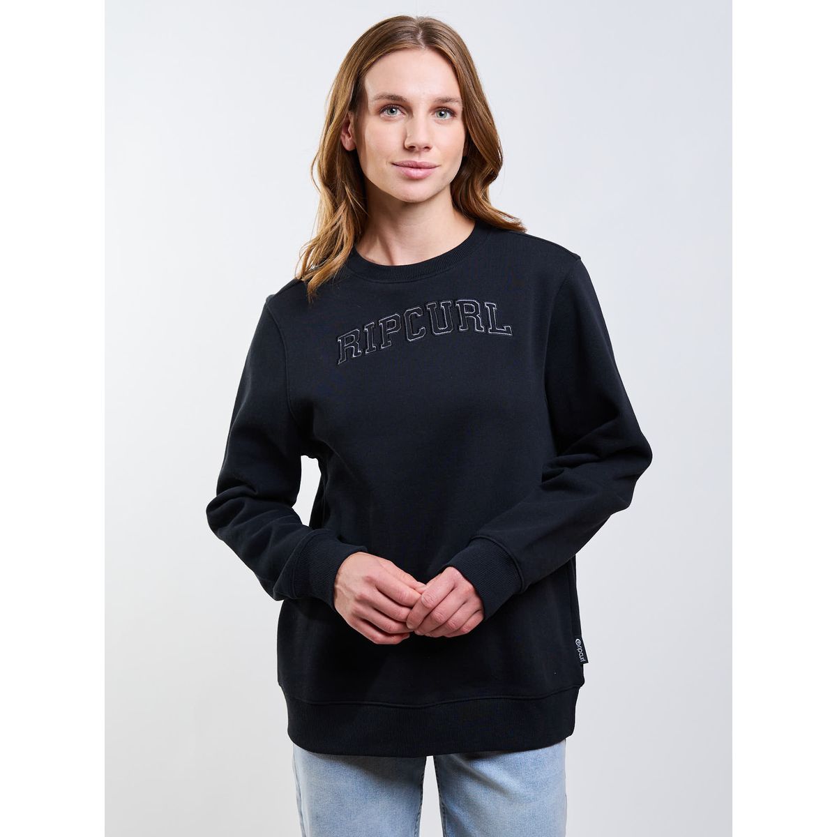 RIP CURL - Poleron CR Shadow Negro Mujer Rip Curl