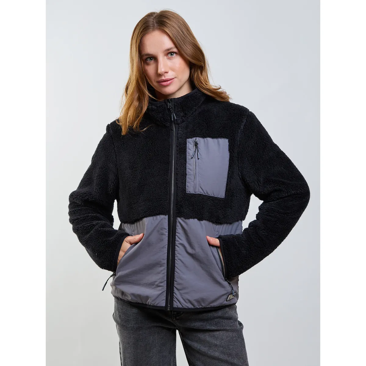 RIP CURL - Poleron Chiporro Deep Negro Mujer Rip Curl