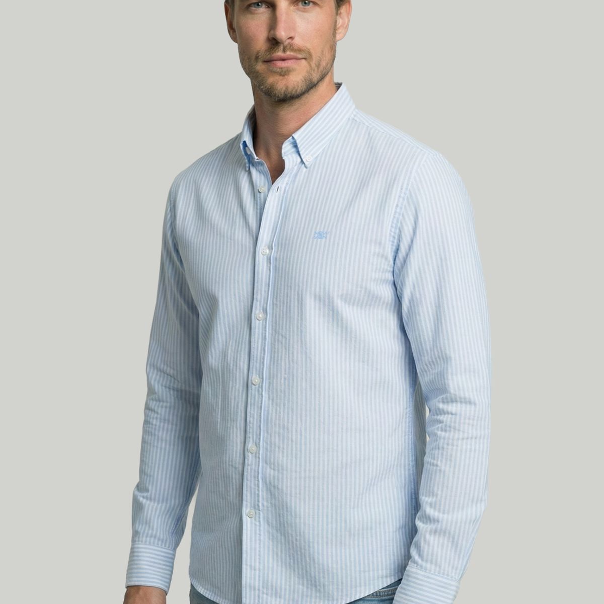 NEW MAN - Camisa Zagreb Sky New Man