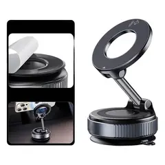 GENERICO - Soporte Magnético Celular iPhone Imán Gratis 3 Placas Metal