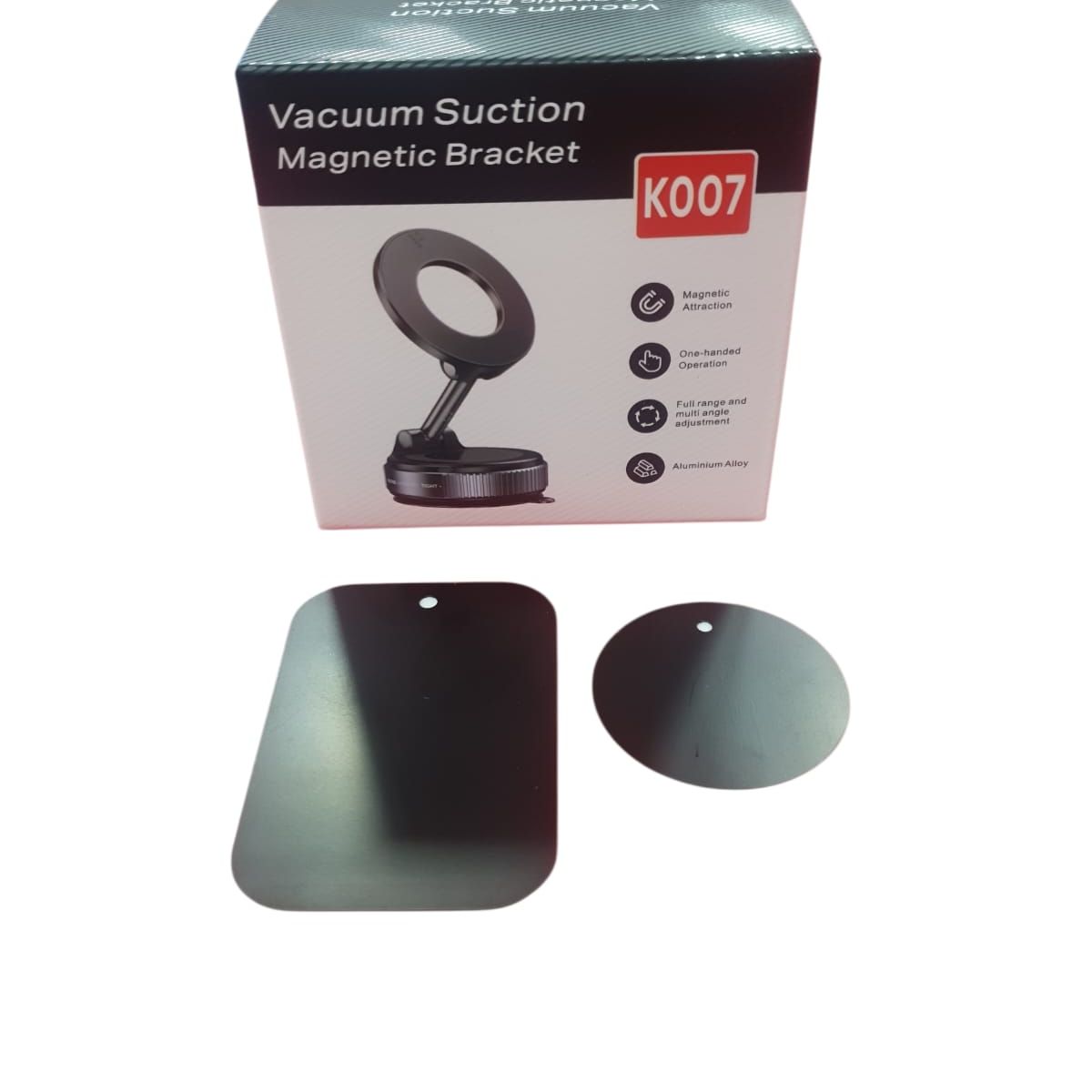 Soporte Magnético Celular iPhone Imán Gratis 3 Placas Metal, marca GENERICO - Foto 2