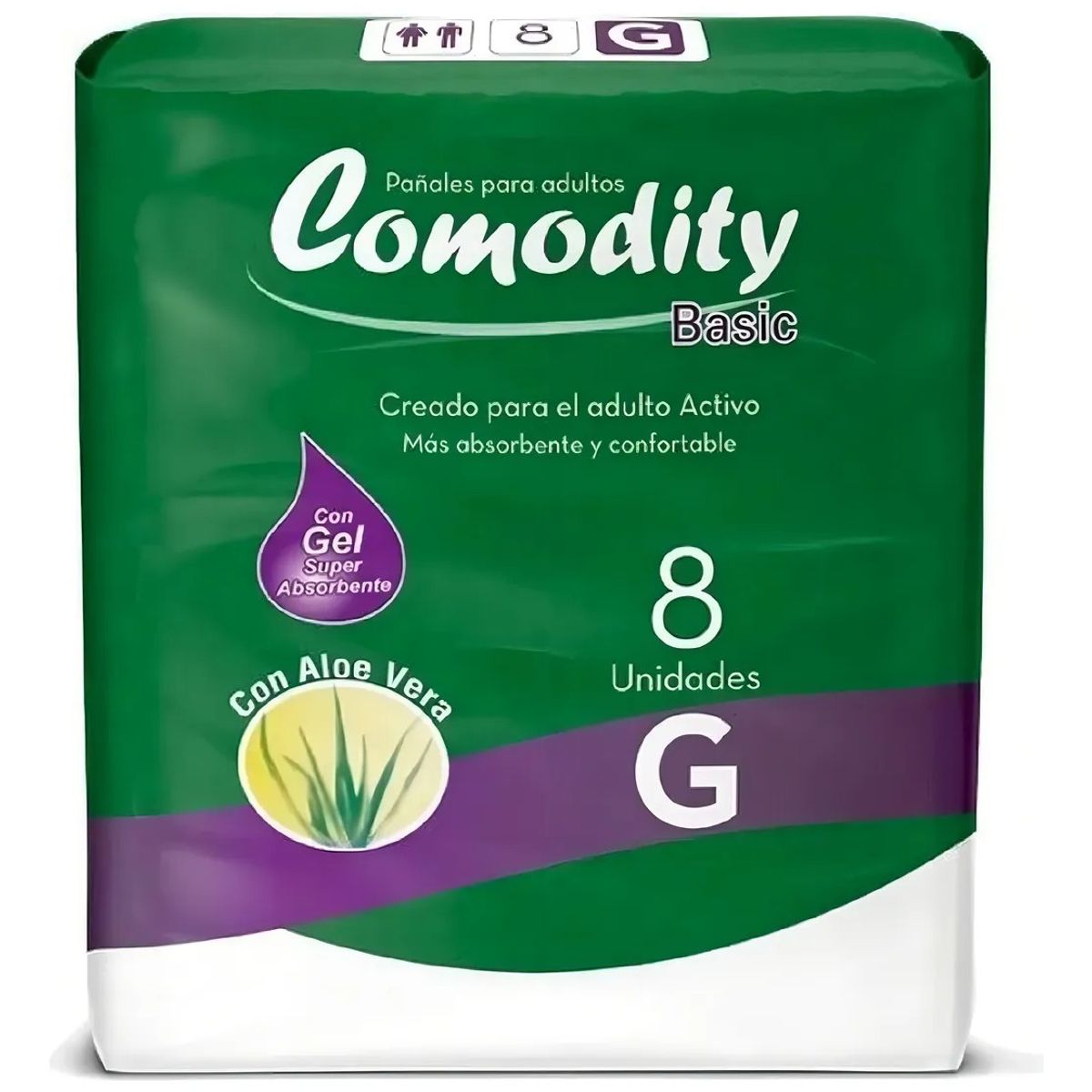 GENERICO - Pañales Adulto Comodity Basic - 1 Paquete -  Grande (g)