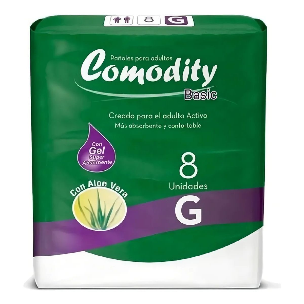 GENERICO - Pañales Adulto Comodity Basic - 1 Paquete -  Grande (g)