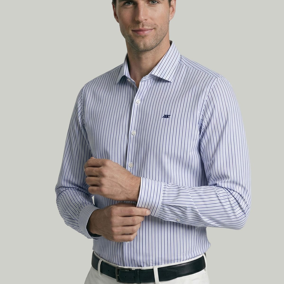 NEW MAN - Camisa Oporto Blue New Man