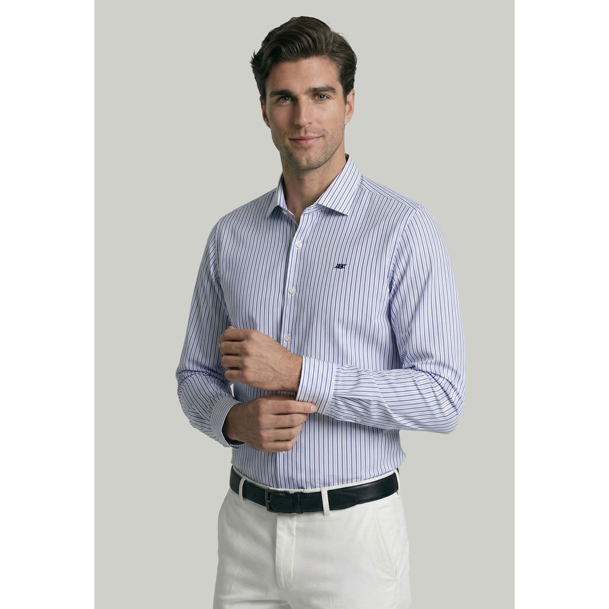 NEW MAN - Camisa Oporto Blue New Man