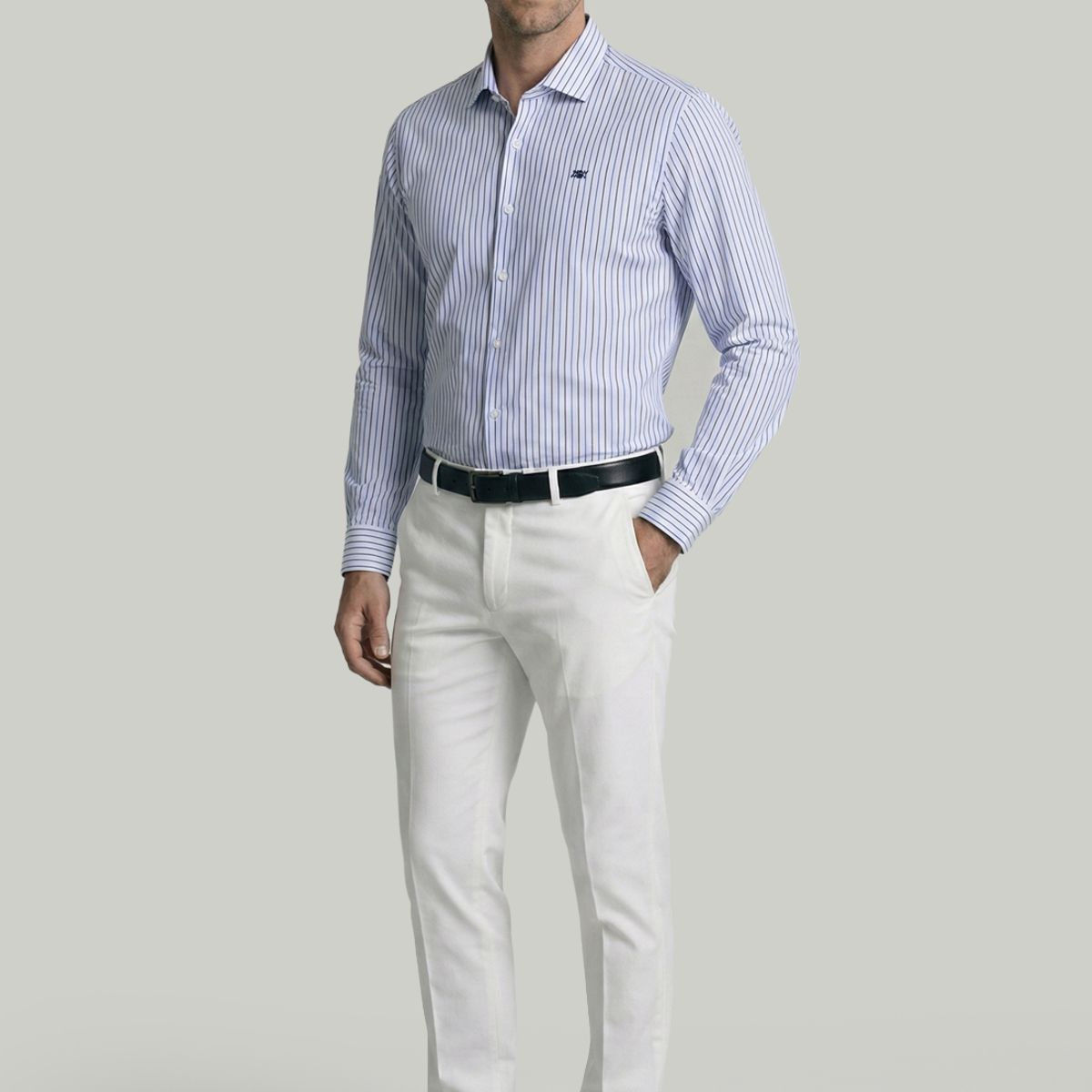 NEW MAN - Camisa Oporto Blue New Man