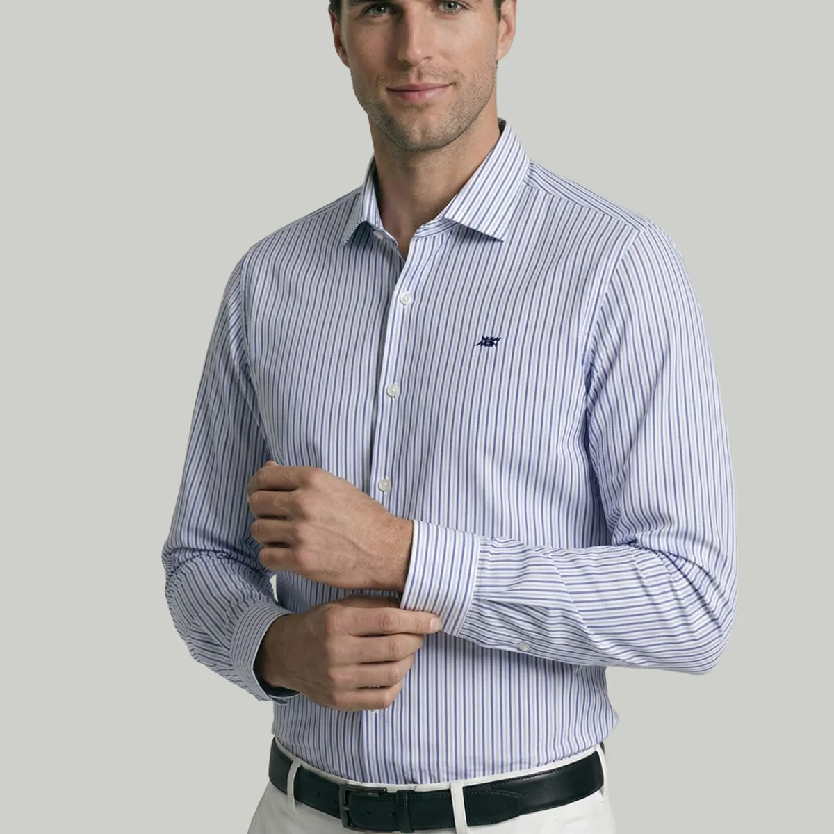 NEW MAN - Camisa Oporto Blue New Man