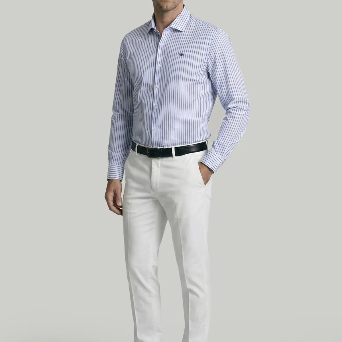 NEW MAN - Camisa Oporto Blue New Man