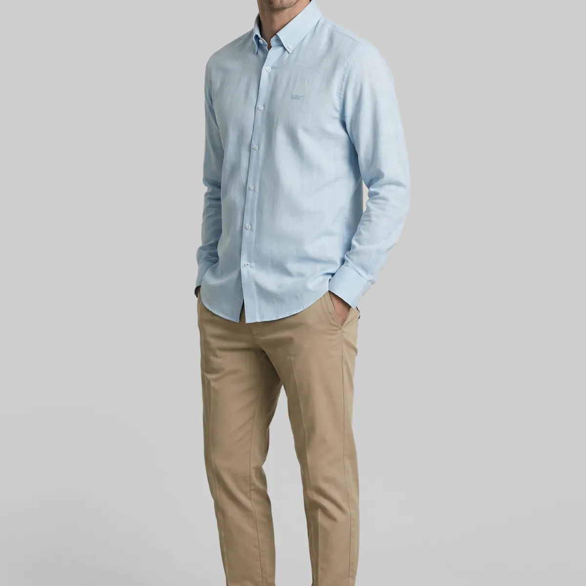 NEW MAN - Camisa Milan Sky New Man