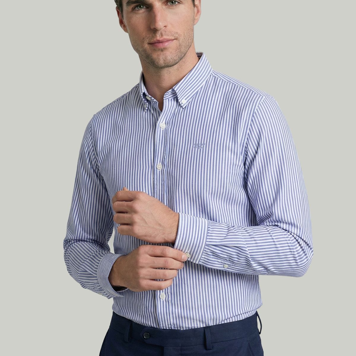 NEW MAN - Camisa Zagreb Navy New Man