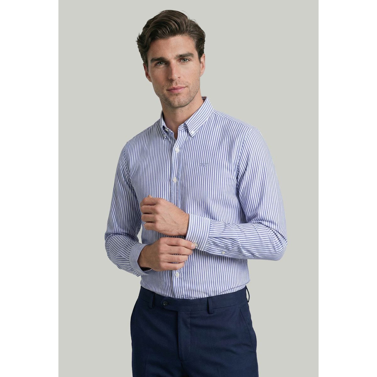 NEW MAN - Camisa Zagreb Navy New Man