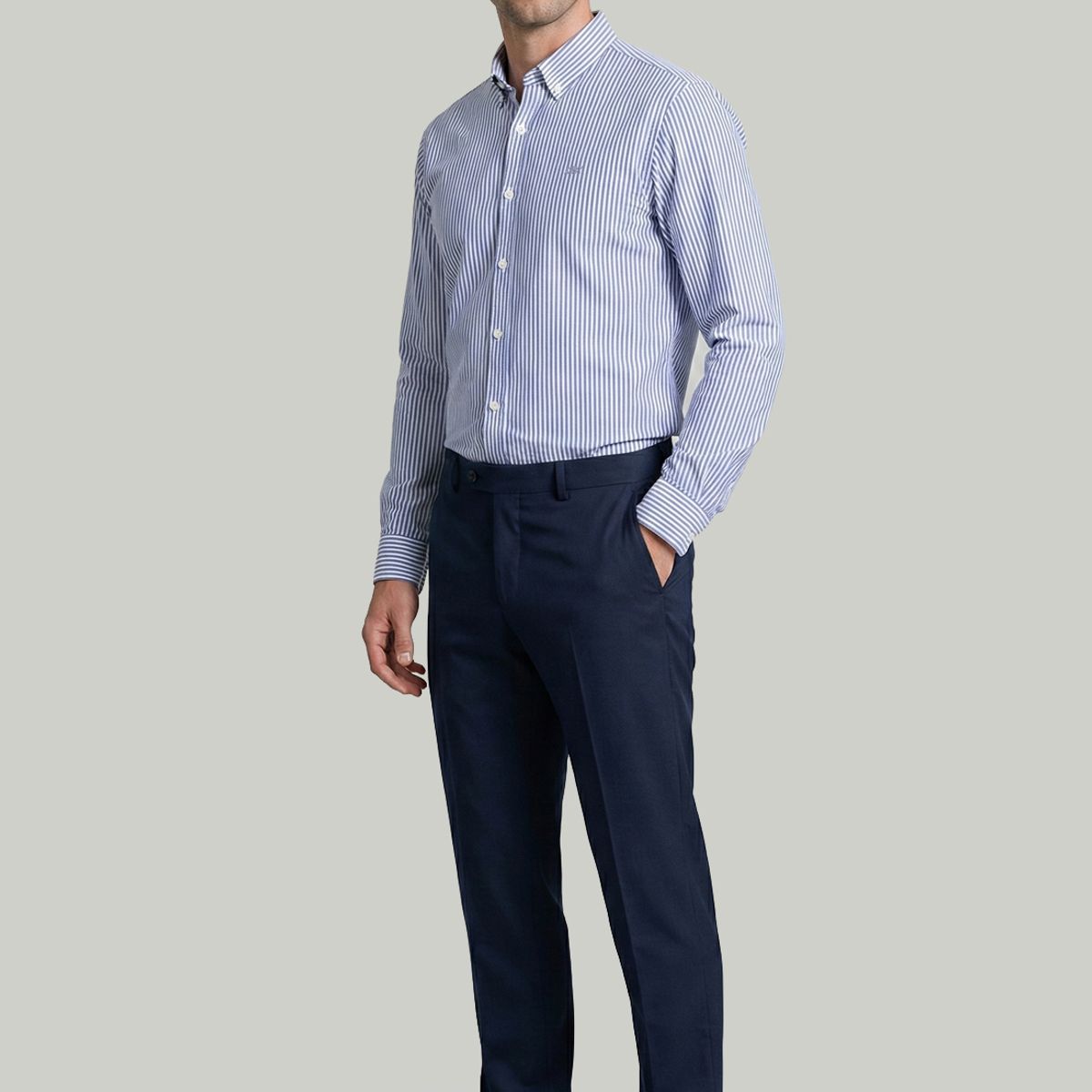 NEW MAN - Camisa Zagreb Navy New Man