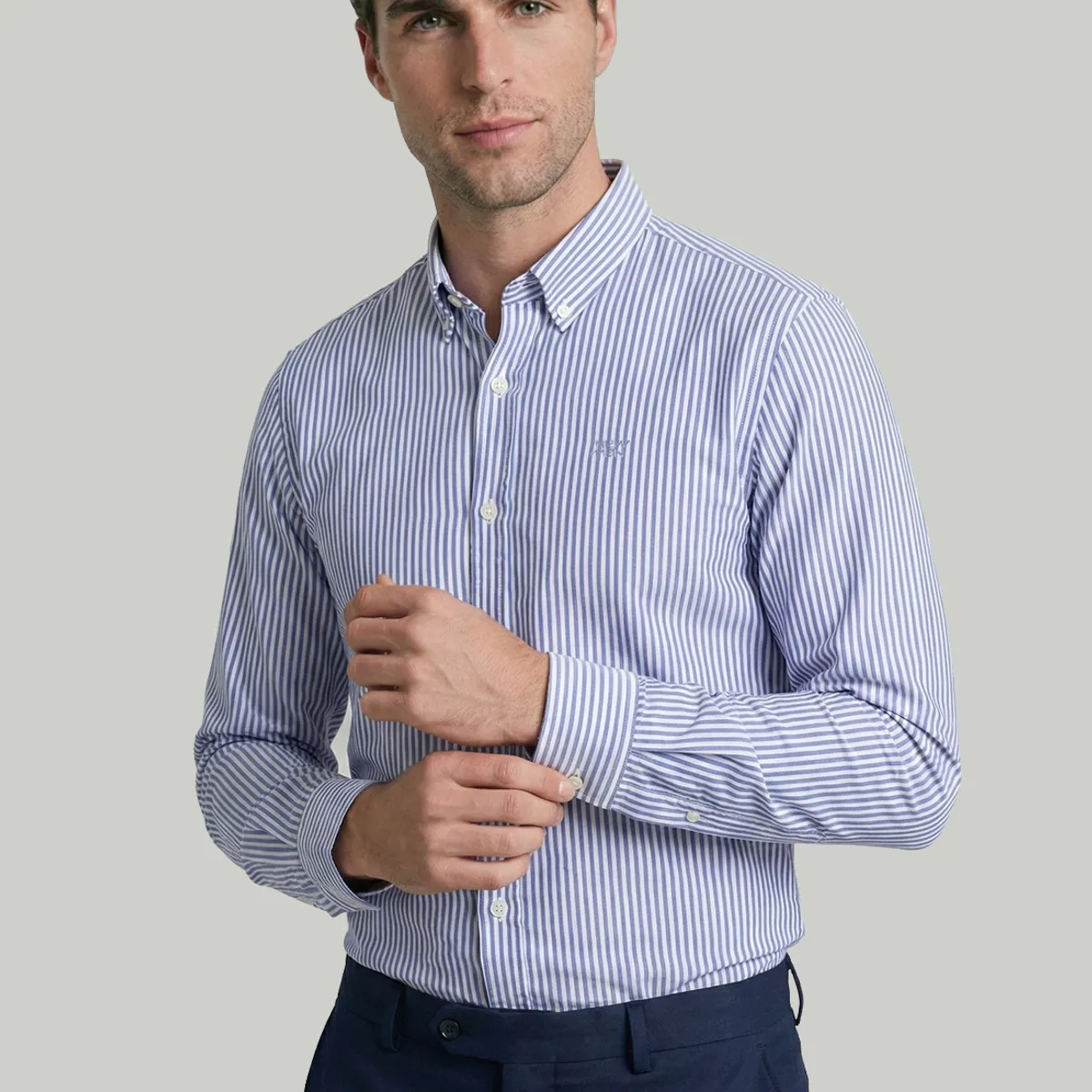 NEW MAN - Camisa Zagreb Navy New Man