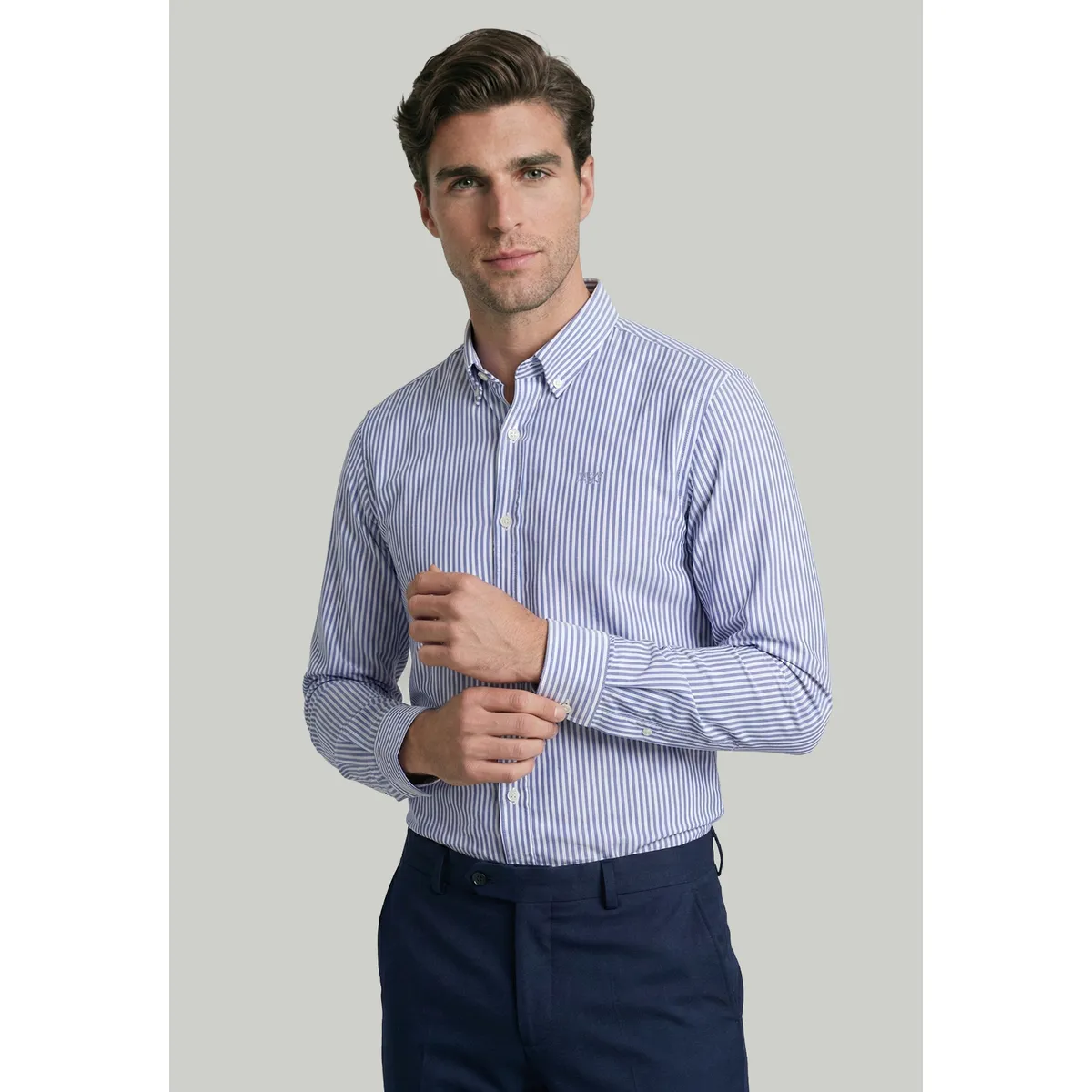 NEW MAN - Camisa Zagreb Navy New Man