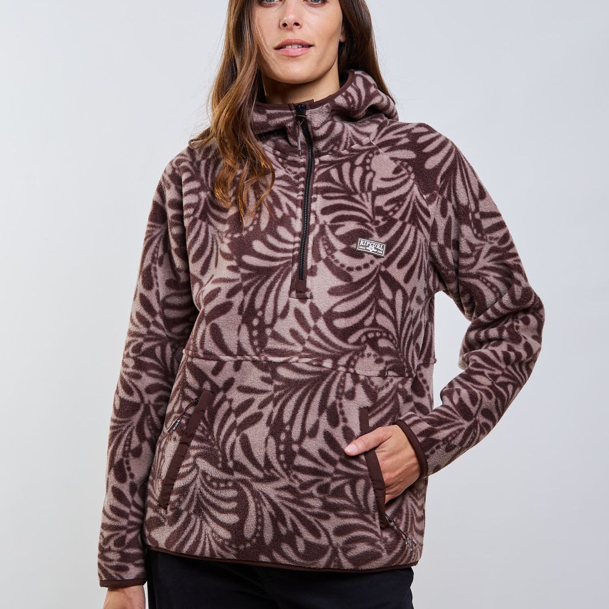 RIP CURL - Poleron Polar Zenith Multicolor Mujer Rip Curl