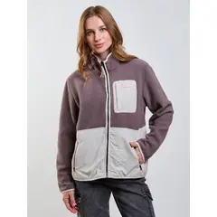 RIP CURL - Poleron Polar Vanguard Café Mujer