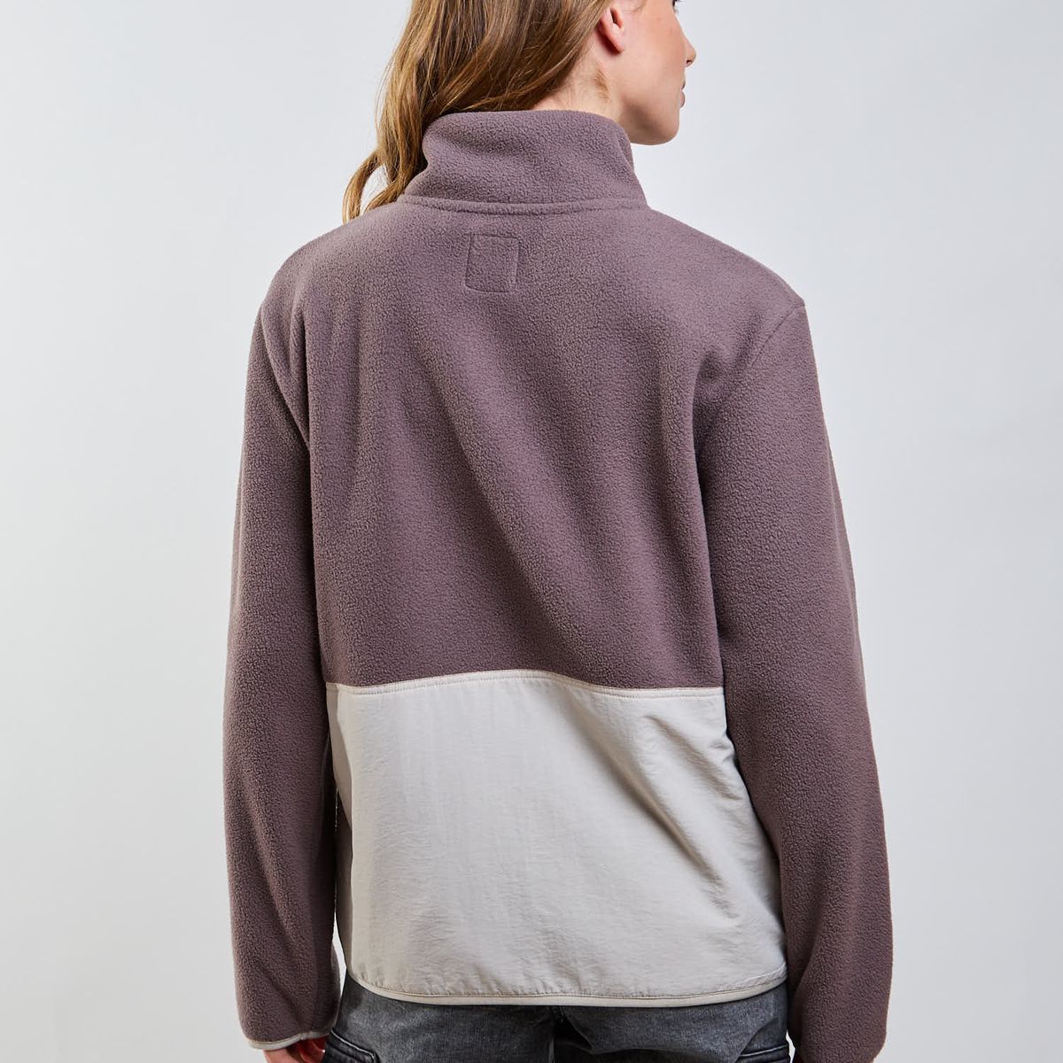 RIP CURL - Poleron Polar Vanguard Café Mujer Rip Curl
