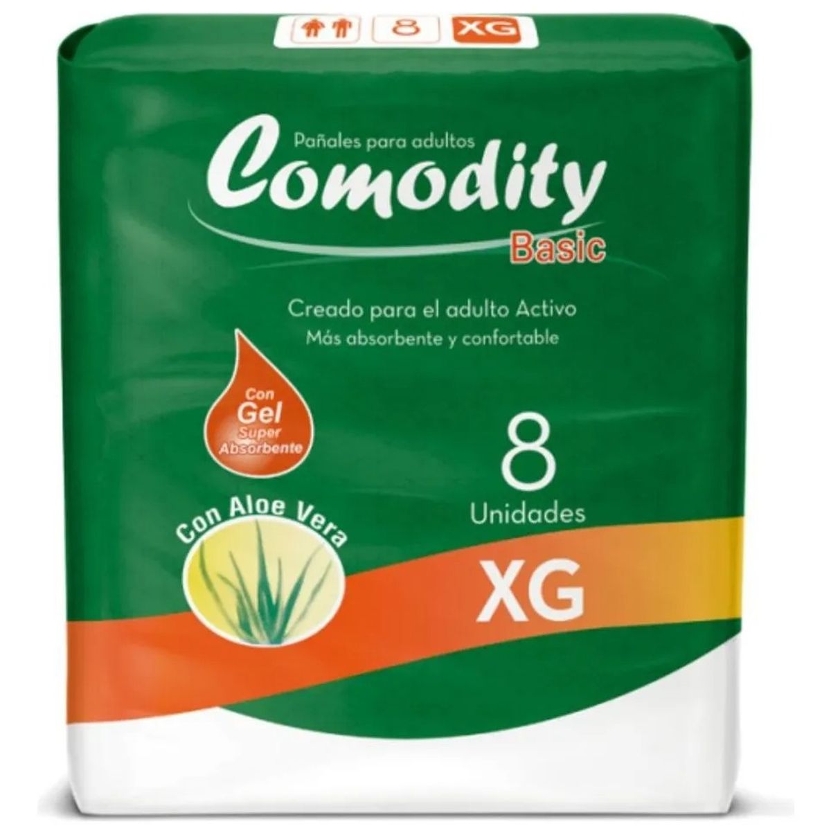 GENERICO - Pañales Adulto Comodity Basic - 1 Paquete -  Extra Grande (xg)