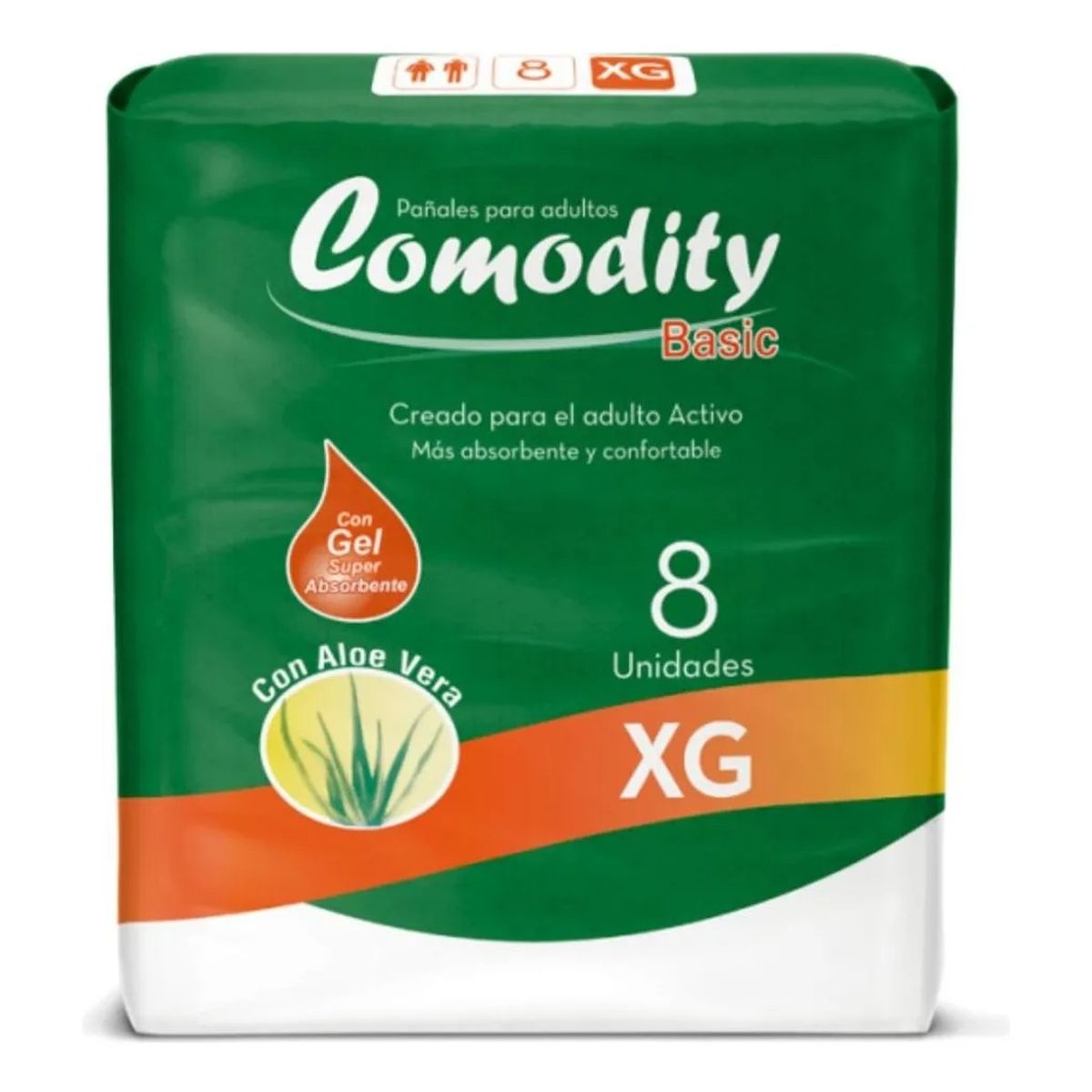 GENERICO - Pañales Adulto Comodity Basic - 1 Paquete -  Extra Grande (xg)