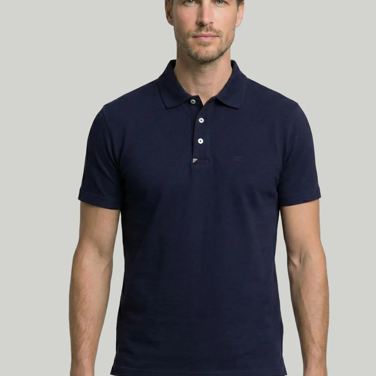NEW MAN - Polo Lanzarote Navy New Man