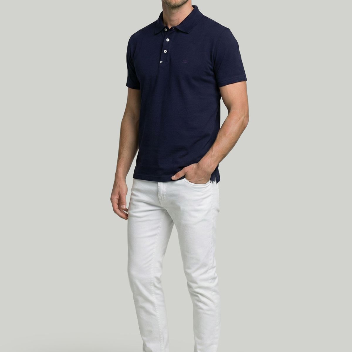 NEW MAN - Polo Lanzarote Navy New Man