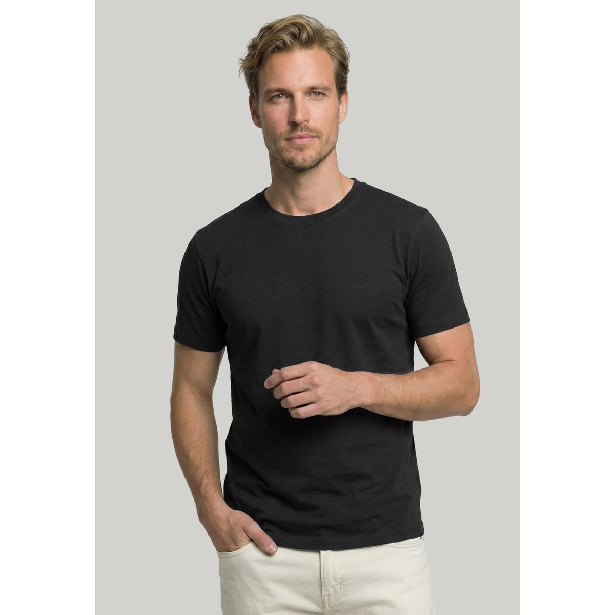 NEW MAN - Polera Niza Black New Man