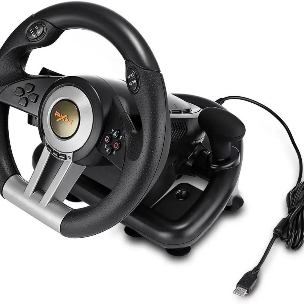 MOVI - VOLANTE SIMULADOR CON PEDALES PARA PC, PS3, PS4, X-SERIES XLS, SWITCH