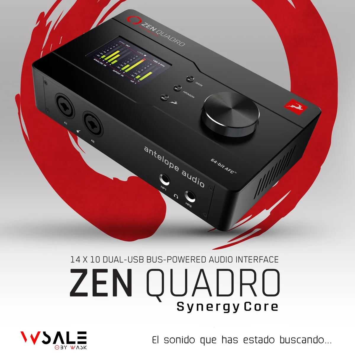 ANTELOPE AUDIO - TARJETA DE AUDIO ANTELOPE ZEN QUADRO