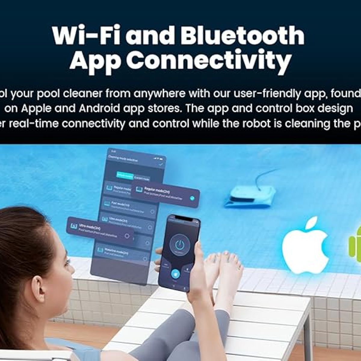 CHASING - Poolmate Hydro 4 – Robot de piscina, aspiradora de piscina para piscinas enterradas y subterráneas