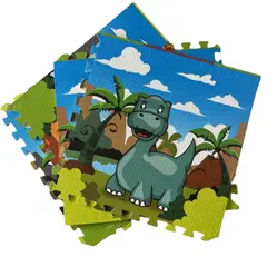 GENERICO - Alfombra Piso Goma Eva 4 Laminas De 60×60cm