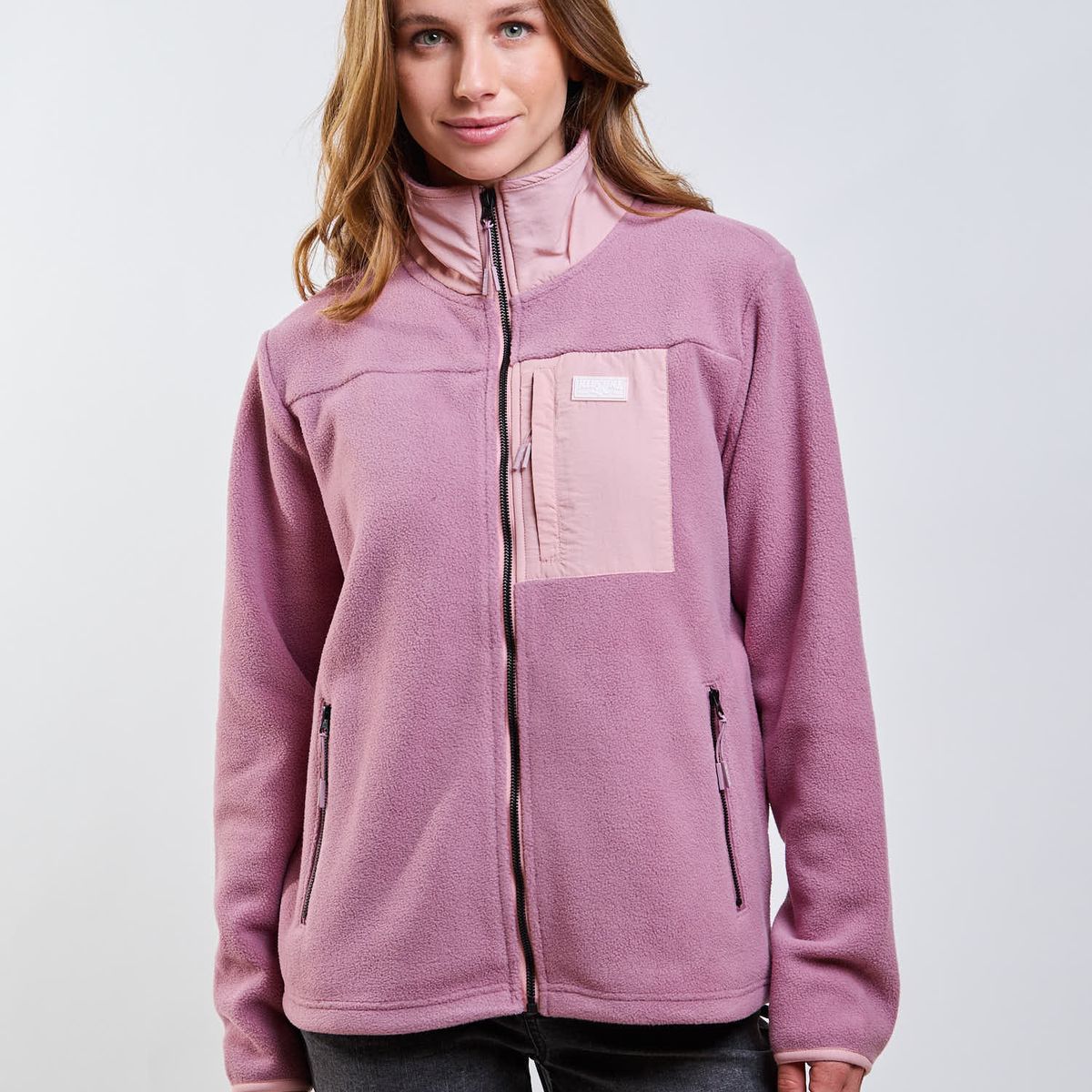 RIP CURL - Poleron Polar Rebel Rosado Mujer Rip Curl