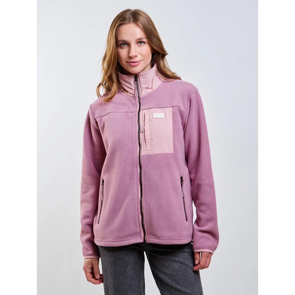 RIP CURL - Poleron Polar Rebel Rosado Mujer Rip Curl