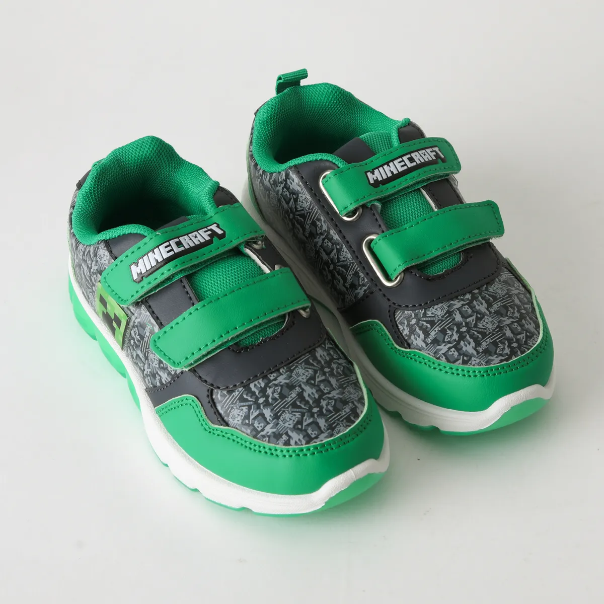 MINECRAFT - Zapatilla Luces Niño Creeper Gris Minecraft