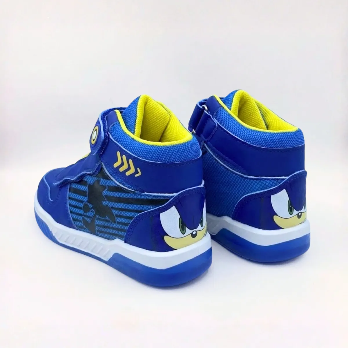 SONIC - Zapatilla Caña Alta Niño Luces Run Azul Sonic